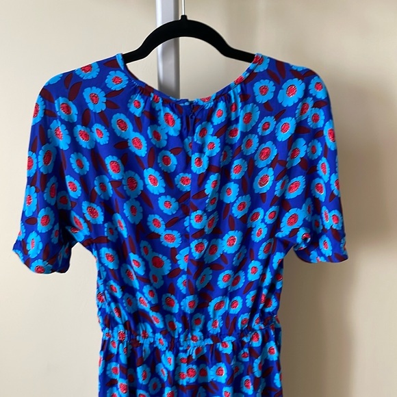 Kate Spade blue floral print romper playsuit, size XS - Picture 10 of 10
